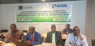Atelier du CECIDE sur la transition énergétique en Guinée : voici le reportage de la RTG