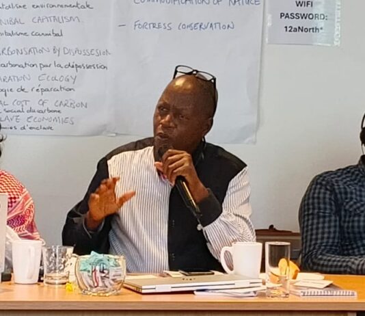 Johannesburg : le Directeur exécutif du CECIDE, Aboubacar Diallo, participe à la Rencontre panafricaine sur l’extractivisme vert Aboubacar Diallo Directeur exécutif du CECIDE.
